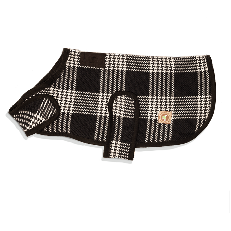 Black and White Blanket Coat