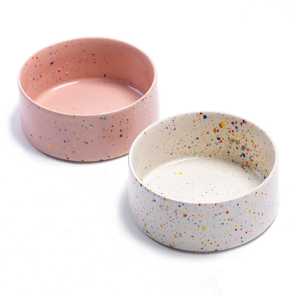 Festive Confetti Dog Bowl