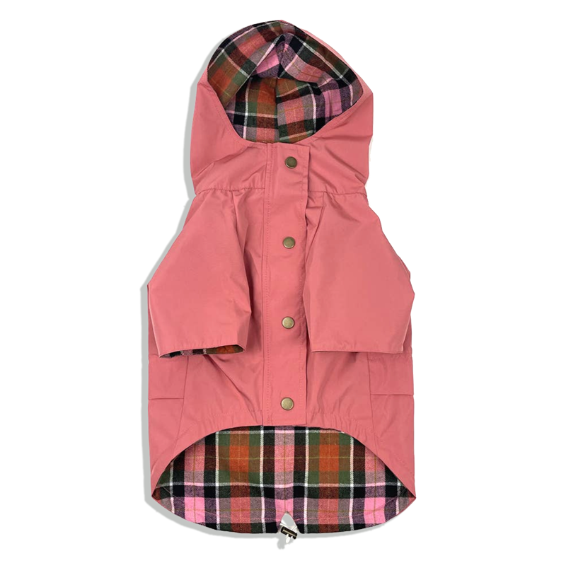 Dusty Rose Rain Jacket