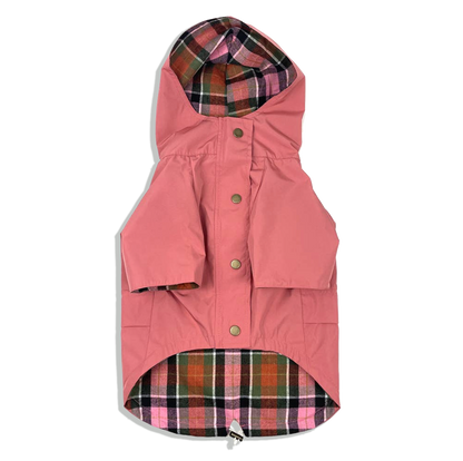 Dusty Rose Rain Jacket