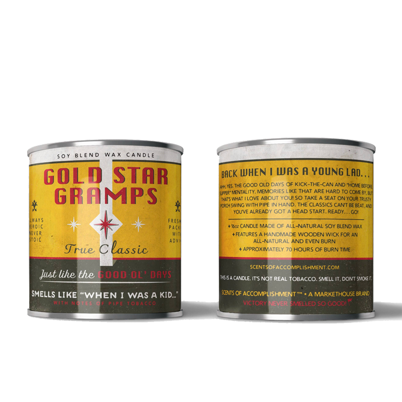 Gold Star Gramps 16oz. Candle