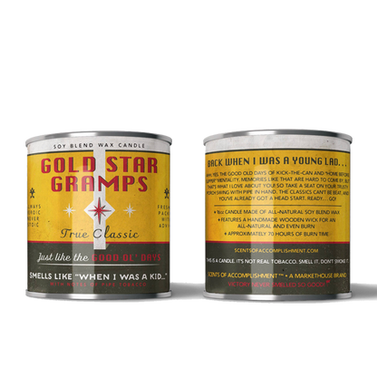 Gold Star Gramps 16oz. Candle