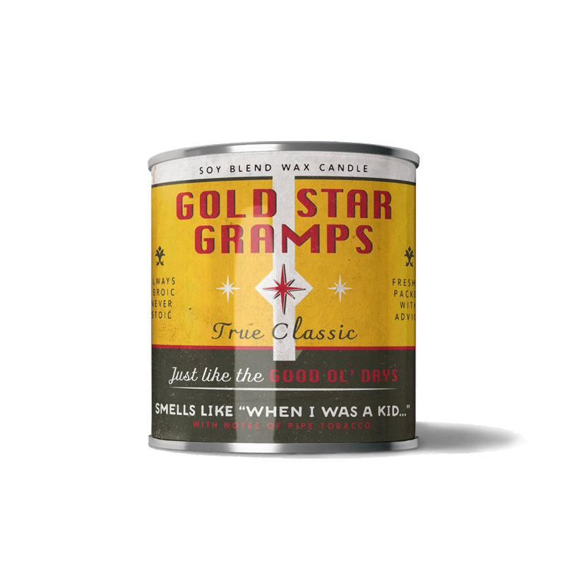 Gold Star Gramps 16oz. Candle