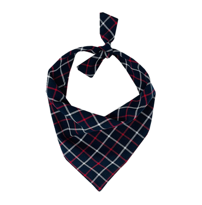 Madison Check Handmade Dog Bandana