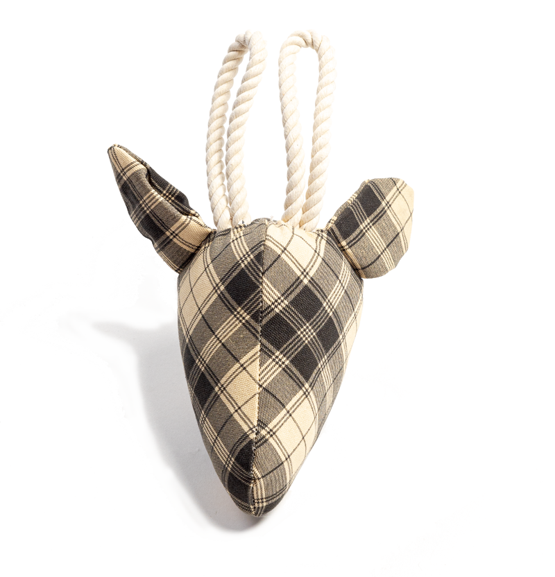 Plaid Deer Canvas Toy