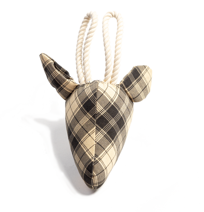 Plaid Deer Canvas Toy