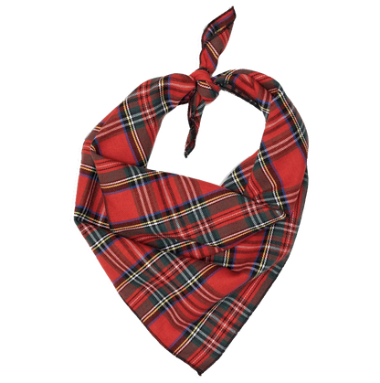 Red Plaid Bandana