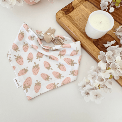 Berries &amp; Bows Reversible Dog Bandana - THE BOXER