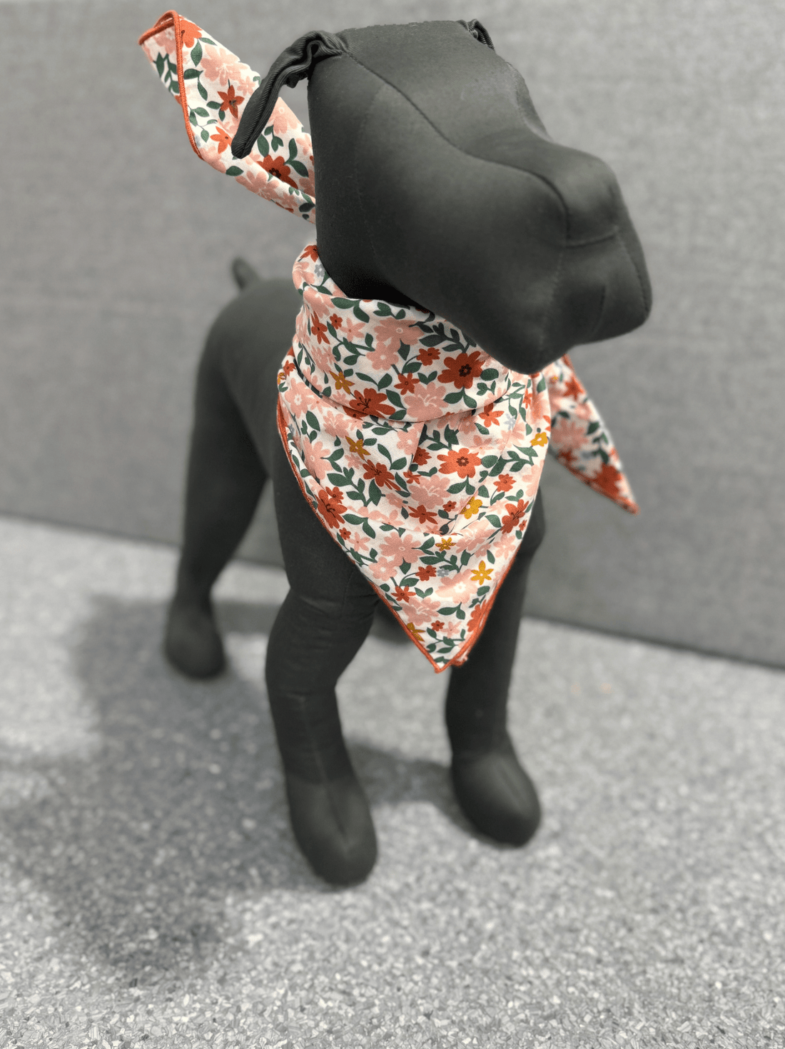 Cottage Floral Dog Bandana handmade by The Oxford Dog - THE BOXER