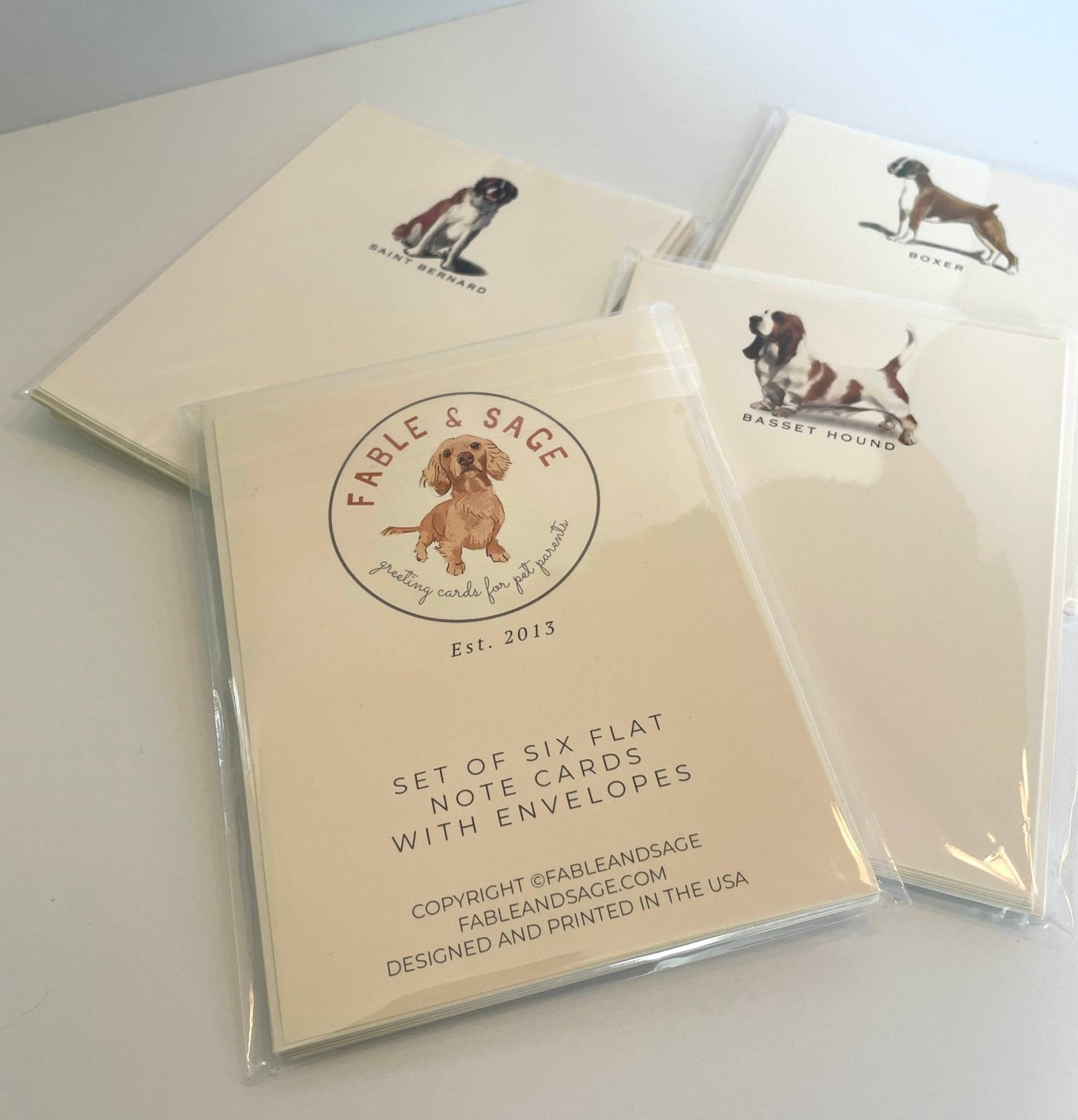 Dog Note Cards | Beagle | Set of 6 - THE BOXER