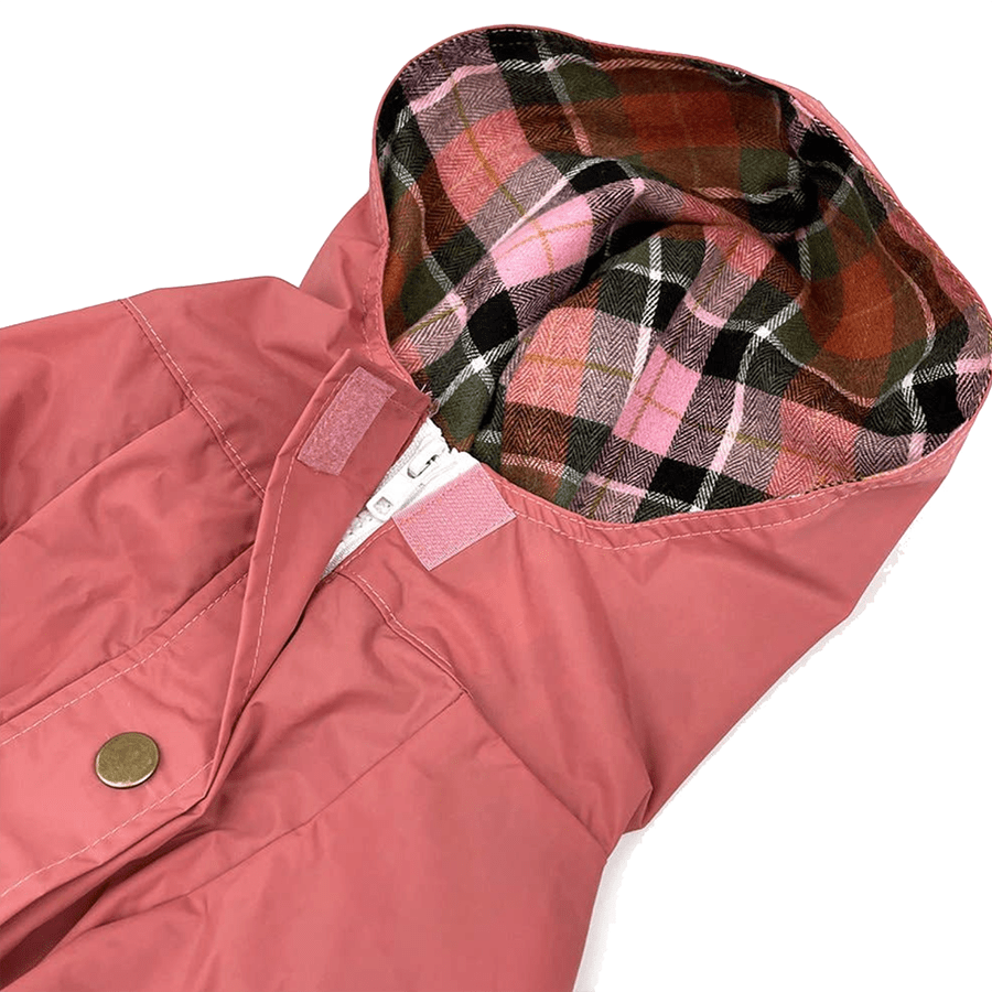 Dusty Rose Rain Jacket - THE BOXER