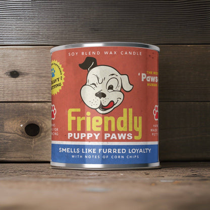 Friendly Puppy Paws 16oz. Candle - THE BOXERFriendly Puppy Paws 16oz. Candle