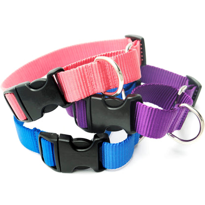 Nylon Martingale Loop Dog Collars Quick Release Buckle - THE BOXER