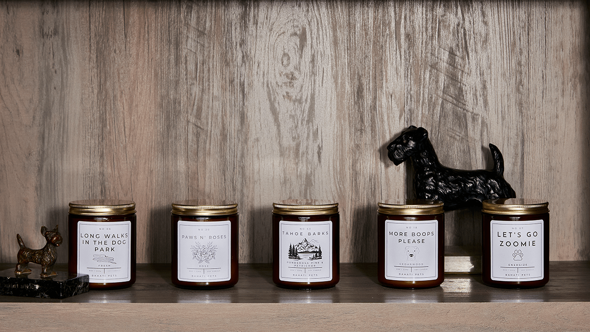 Paws N Roses - 4/8/16 oz Soy Candle - THE BOXER